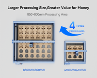 Graveur/découpeur laser CNC IKIER K70 MAX 70W avec deux têtes, découpe robuste, mise au point automatique Z, compatibilité multiplateformes, sécurité