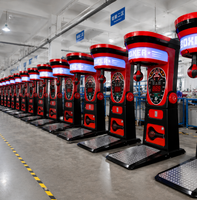 Machine de boxe testeur de vitesse à monnayeur avec affichage LED des scores de vitesse et de force, équipement de jeu d'arcade pour centre de divertissement