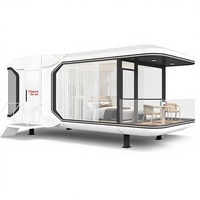 Capsule spatiale préfabriquée, maison intelligente mobile, modèle E7, célèbre sur internet, pour hébergement et voyages en extérieur