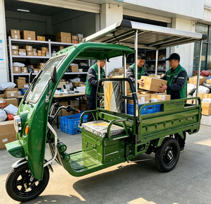 Tricycles de haute qualité approuvés par la CEE, 1000 W, avec benne ouverte de 1,5 x 1 m, capacité de charge de 600 à 800 kg - Product Image 3