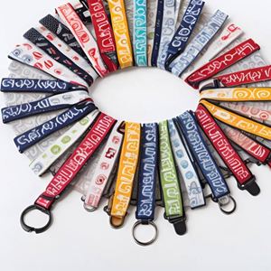 Sublimation Printed <b>Polyester</b> <b>Lanyards</b> with Logo Custom Neck Strap With Safety ID Badge Holder Keychain Wholesale - Product Image 2