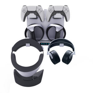 Soporte de montaje en pared soporte de consola de <span class=keywords><strong>juegos</strong></span> para <span class=keywords><strong>ps5</strong></span> y <span class=keywords><strong>PS5</strong></span> accesorios delgados controlador soporte de carga para auriculares soporte de almacenamiento - Product Image 1
