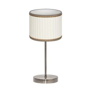Lampada da Tavolo 1xE14 in Pelle/Beige 44x17x17 cm: Elegante, Funzionale e Decorativa per Illuminare e Creare Atmosfera negli Spazi. - Product Image 1