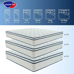 Colchón Ortopédico de Gel de Lujo Personalizado de Fábrica, Tamaño <span class=keywords><strong>Queen</strong></span>, Sistema Profesional, Precio de Colchón de Espuma Viscoelástica con Resortes Encapsulados - Product Image 3