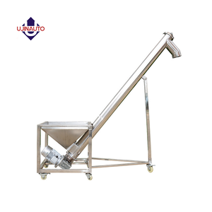 UJINAUTO transportador de tornillo de barrena de secado de acero inoxidable con ángulo inclinado ajustable de 45 grados para alimentos Micro polvo tienda de alimentos para el hogar - Product Image 2