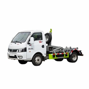 รถบรรทุกติดเครนยกตู้คอนเทนเนอร์แบบ 4x2 รุ่นใหม่ของตงเฟิง สำหรับขนส่งขยะจำนวนมาก - Product Image 1
