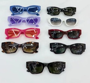 Gafas de Sol Italianas para Hombre y Mujer, en Stock, Nuevas, OEM ODM, Retro, de Moda, Diseño de Lujo, Acetato Grueso, Tendencia - Product Image 2