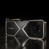 Carte graphique RTX 3080ti 12 Go Turbo GPU GDDR6X 320 bits pour l'entraînement IA, nouvelle, avec refroidissement par ventilateur PCI Express, DirectX 12, DisplayPort/8 nm
