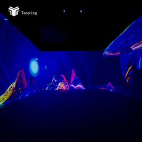 Projection murale interactive immersive, projection holographique 3D, système de projection murale interactive, projection au sol pour centre commercial, musée, exposition