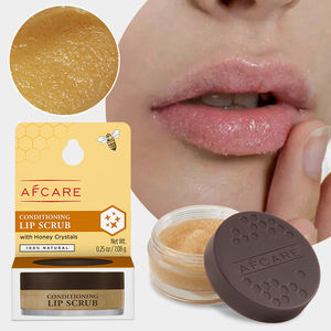 Gommage pour les lèvres au miel et à l'aloe vera biologique vegan en marque propre, sans paraben, exfoliant nourrissant, hydratant, nettoyage en profondeur - Product Image 6