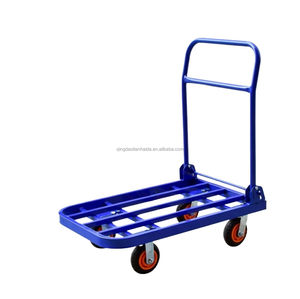 Carretilla de plataforma plegable de metal para el hogar y la oficina, <span class=keywords><strong>remolque</strong></span> de transporte para mudanzas - Product Image 1