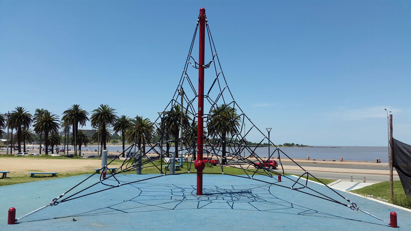 Outdoor Playground Climbing Net 4mx4m Pyramid Rope UV Resistant For Kids