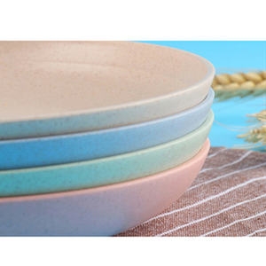 <span class=keywords><strong>Piatti</strong></span> in Plastica di Paglia di Grano Senza BPA, Adatti al Microonde, per Insalata e Dolci, <span class=keywords><strong>Piatti</strong></span> <span class=keywords><strong>Infrangibili</strong></span> per Cena - Product Image 4