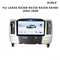 Aijia Nouveau cadre de navigation automobile Android 9 pouces pour LEXUS RX300/RX330/RX350/RX400 2004-2008, kit de montage de panneau stéréo autoradio