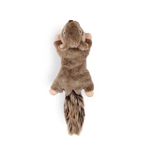 AFP Interactive soft plush pet dog chew toy hot sales squirrel stuffed animal squeaky puppy toys for indoor dogs