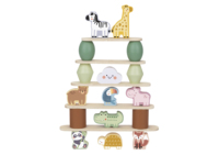 Juguetes apilables de madera para niños, bloques de construcción de equilibrio Animal, juguetes educativos de madera para niños
