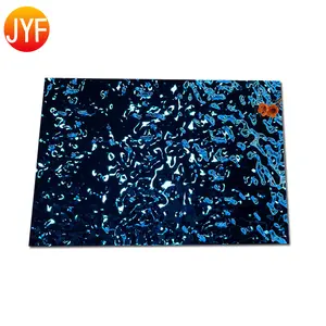 ZZ2825 8K Spiegel Stamped Decoratieve Roestvrij Stalen Plaat 201 Water Rimpel Roestvrij Stalen Panelen