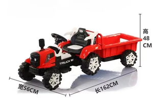 2024 थोक रिमोट कंट्रोल 6 पहियों इलेक्ट्रिक ट्रैक्टर/नया मॉडल 6 पहियों वाली चमड़े की सीट इलेक्ट्रिक सवारी - Product Image 6