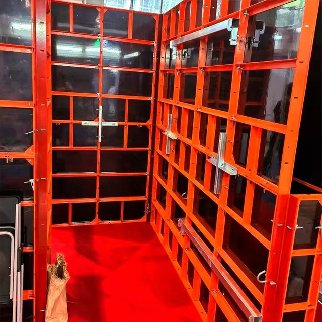 Songmao Reusable square Galvanized Adjustable Concrete Steel Column Formwork for Building Construction Formwork