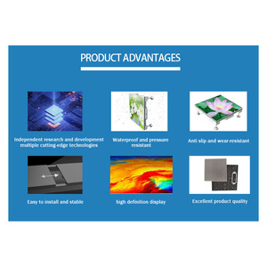 <span class=keywords><strong>Location</strong></span> d'écran LED de <span class=keywords><strong>sol</strong></span> intérieur haute luminosité avec résolution 1080P et prise en charge HDR pour événements et concerts - Product Image 5