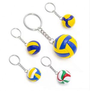 Llaveros Deportivos Promocionales con Diseño de Mini Balón de Voleibol y Logotipo Personalizado para Regalos Empresariales - Product Image 1