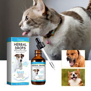 Gotas Herbales para Gatos <span class=keywords><strong>y</strong></span> Perros de 60 ml - Alivian la <span class=keywords><strong>Tos</strong></span> <span class=keywords><strong>y</strong></span> la Nariz Entornizada, con Extracto de Menta Picante - Product Image 2