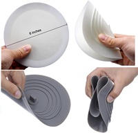 Filtre à cheveux flexible en silicone pour drain de douche, anti-bouchon à écoulement rapide pour salle de bain, baignoire et lavabo