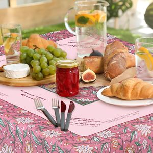 Nappe de mahjong 55& # <span class=keywords><strong>34</strong></span>; Planche d'activités carrée en polyester avec règles pour les soirées de jeu en famille et les fournitures pour fêtes - Product Image 6