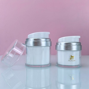 Envase de Lujo para Crema de Cuidado Personal de 15g 30g 50g 100g, Frasco de Plástico sin Aire, Recargable, con Bomba - Product Image 4