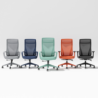 Fabricant de gros abordable de haute qualité chaise visiteur de bureau ergonomique tissu maille pivotant moderne chaise de direction du personnel