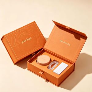 Custom Red Rigid Box for Invisible Braces Storage with Magnetic Lid and <b>Ribbon</b> Handle High-End Cosmetic Packaging - Product Image 5