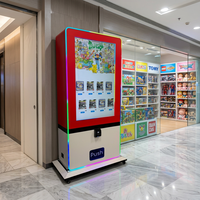 Distributeur automatique de cartes à collectionner intelligent à écran tactile de 43 pouces, capacité de 300 à 600 cartes TCG et boîtes mystères, ventes automatiques