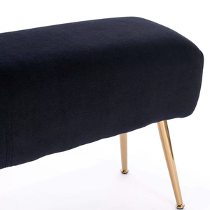 Construction robuste confortable Décor à la maison élégant Banc pouf en <span class=keywords><strong>velours</strong></span> rembourré avec siège rembourré - Product Image 5