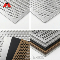 Panneaux décoratifs en aluminium perforé pour écran de protection, panneau mural pour cloison extérieure, design élégant