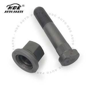 42117455 420648226 42101367 Wholesale HDE Auto Parts <b>Wheel</b> Bolt with Nut M22x1.5x110 for Iveco EuroTrakker - Product Image 3