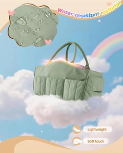 Sac de rangement pour couches personnalisé en gros avec compartiments, sac de rangement durable pour couches de bébé pour les voyages et les pique-niques - Product Image 6
