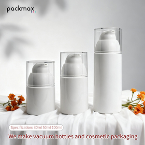 Stocky PP Airless Pump <b>Bottles</b> 30-100ml – Refillable Empty for Serum, Lotion & Sunscreen - Product Image 3