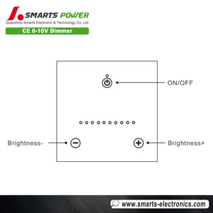 0-10v <span class=keywords><strong>dimmer</strong></span> <span class=keywords><strong>led</strong></span> para lámpara de <span class=keywords><strong>led</strong></span> 230v tres botones de interruptor de pared táctil - Product Image 4