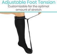 Manchon de compression antidérapant pour fasciite plantaire, soutien de la cheville, extenseur, chaussette de nuit pour soulagement et étirement du mollet