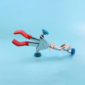 SCIEDU AACH181 Pinza <span class=keywords><strong>de</strong></span> <span class=keywords><strong>Laboratorio</strong></span> Universal Premium Ajustable <span class=keywords><strong>de</strong></span> 2 Puntas Multiusos con Doble Mordaza y Soporte <span class=keywords><strong>de</strong></span> Varilla con Cabeza <span class=keywords><strong>de</strong></span> Bola - Product Image 2