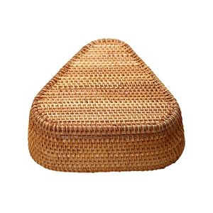 Cesta de mimbre natural tejida a mano de las mejores compras, bandeja para organizar y servir frutas, pan y alimentos - Product Image 6