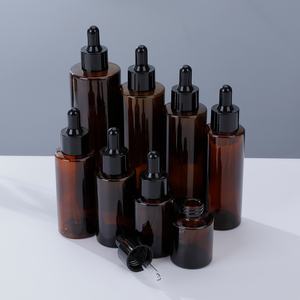 कस्टम 30 मिली और 100 मिली ब्राउन ग्लास आवश्यक तेल और कॉस्मेटिक बोतल पंप स्प्रेयर सार शुद्ध ओस सौंदर्य प्रसाधन-moq 100 पीसी बॉक्स पैकिंग - Product Image 3