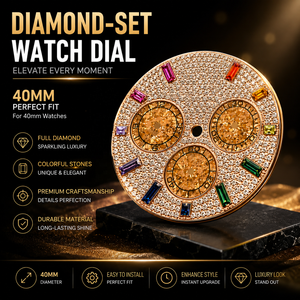 นาฬิกาข้อมือผู้ชาย BT Factory Luxury Bezel 40 มม. ดีไซน์หรูหรา ระดับธุรกิจ คุณภาพสูง กลไกจักรกล 4130 รุ่น J42 ประดับเพชรเต็มหน้าปัด - Product Image 4