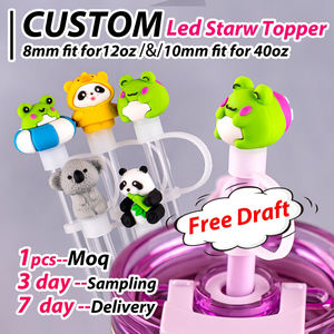 أزياء جديدة كرتونية مزرعة حيوانات حديقة الحيوان التنين 8 ثلاثية الأبعاد مخصصة سيليكون بهلوان القبعات القماشية أغطية جذابة لمصنع الأكواب - Product Image 6