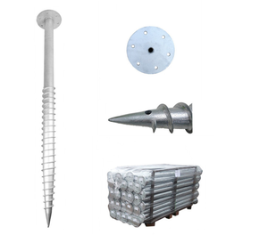 Nhà máy trực tiếp thép mạ kẽm mặt đất vít đống cho nhà gỗ mở rộng Trái Đất Neo mặt đất Neo - Product Image 4