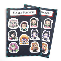 Etiqueta Adhesiva Mate con Logotipo Personalizado, Adhesivos Holográficos Personalizados para Laptop, Hoja de Adhesivos de Vinilo Baratos, Recortados, Anime, Lindos, Impermeables