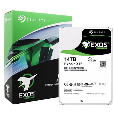 Exos  Enterprise ST14000NM0018 X14 14TB 3.5"  6Gbps 7200RPM  SATA