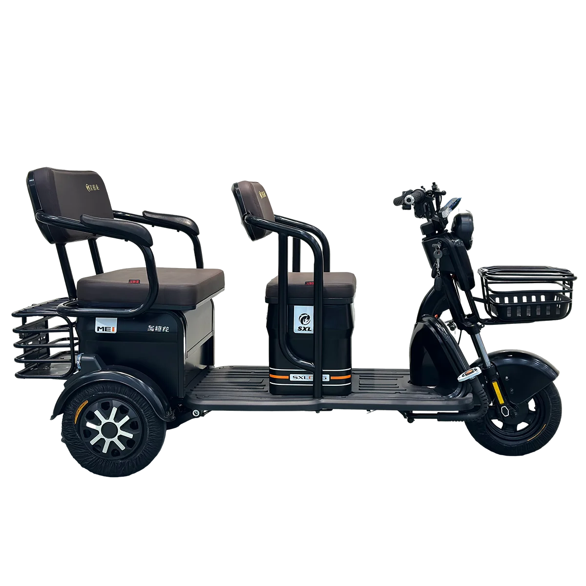 Triciclo elétrico grande e eletrônico para as rodas, scooter 500w, grande e eletrônico, feito sob medida, com eixo dianteiro, de produção de carga, EUA