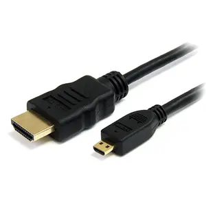 Kabel HDMI Mikro Kecepatan Tinggi Kabel Melingkar HDMI Mikro Ke HDMI untuk 3D 4K 1080P 2160P