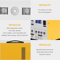 Generador de Energía Solar Portátil de 50w para Acampar al Aire Libre, Generador Solar con Bombillas, Gran Oferta